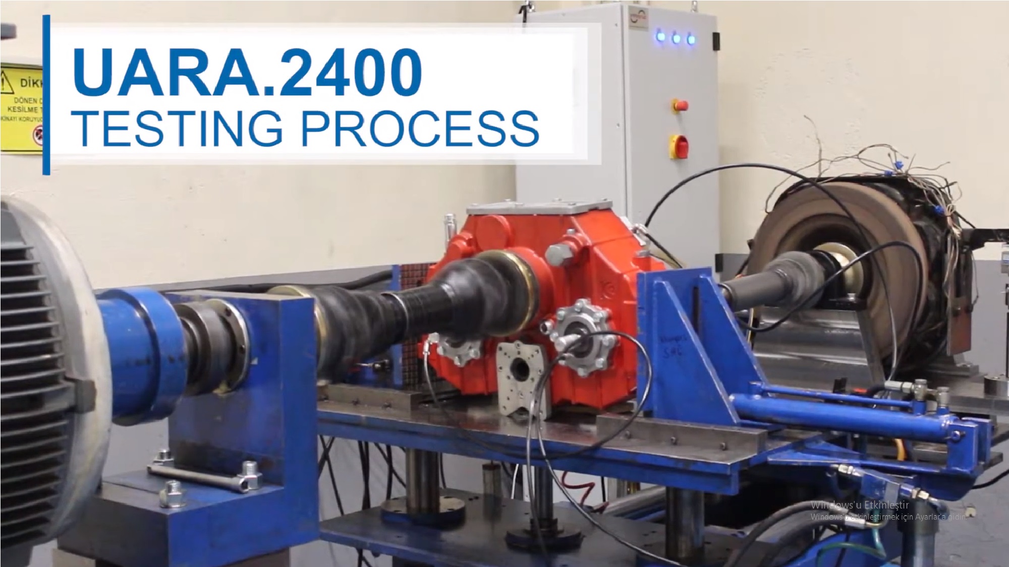 SPLIT SHAFT PTO TESTING PROCESS